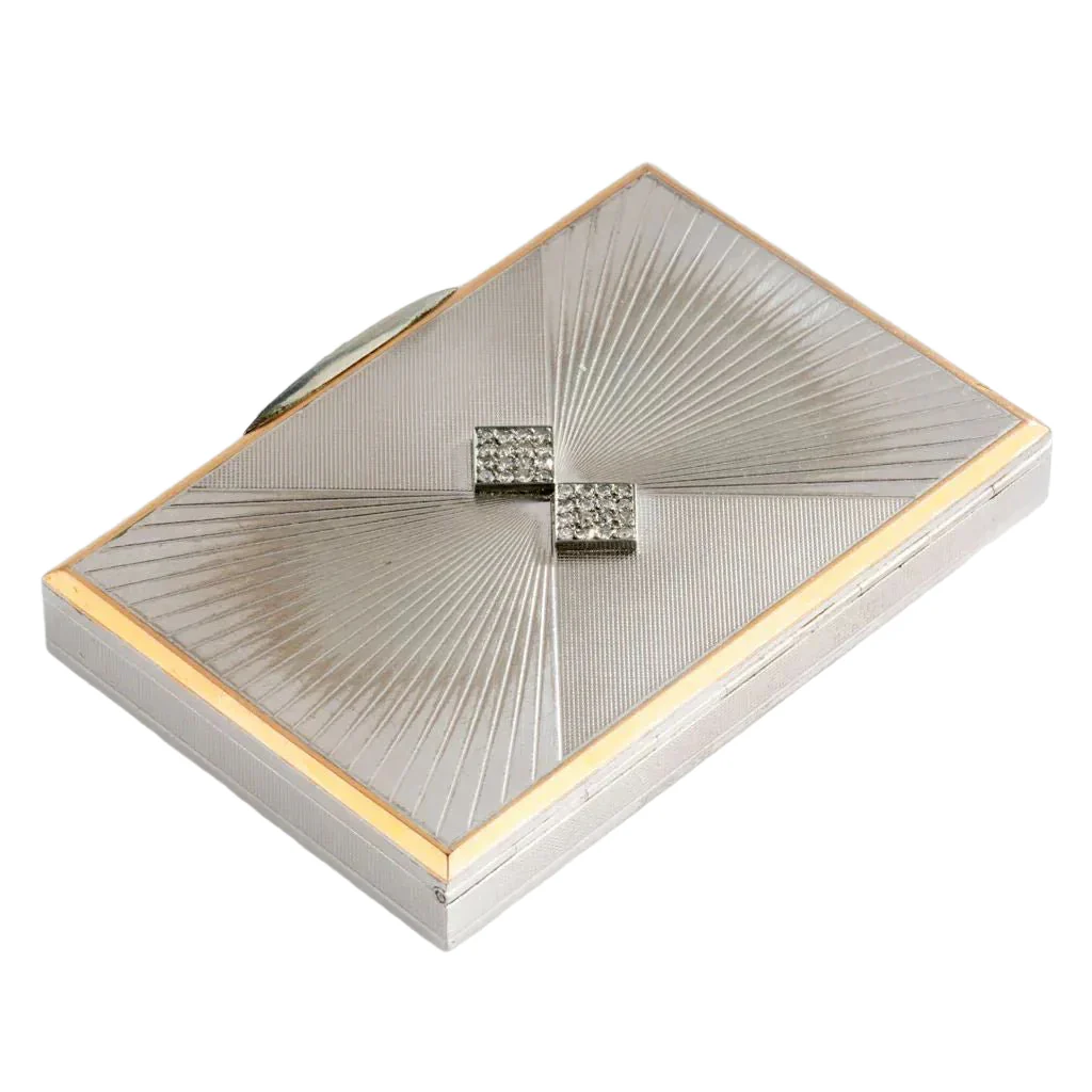 Poudrier VAN CLEEF & ARPELS en styptor et diamants - Image 2