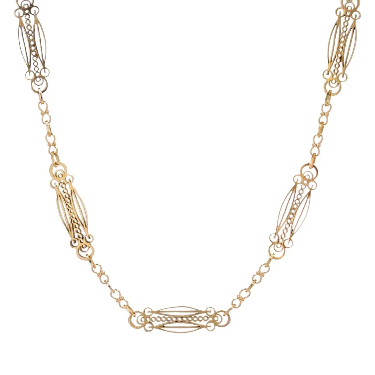 Collier Sautoir en or jaune