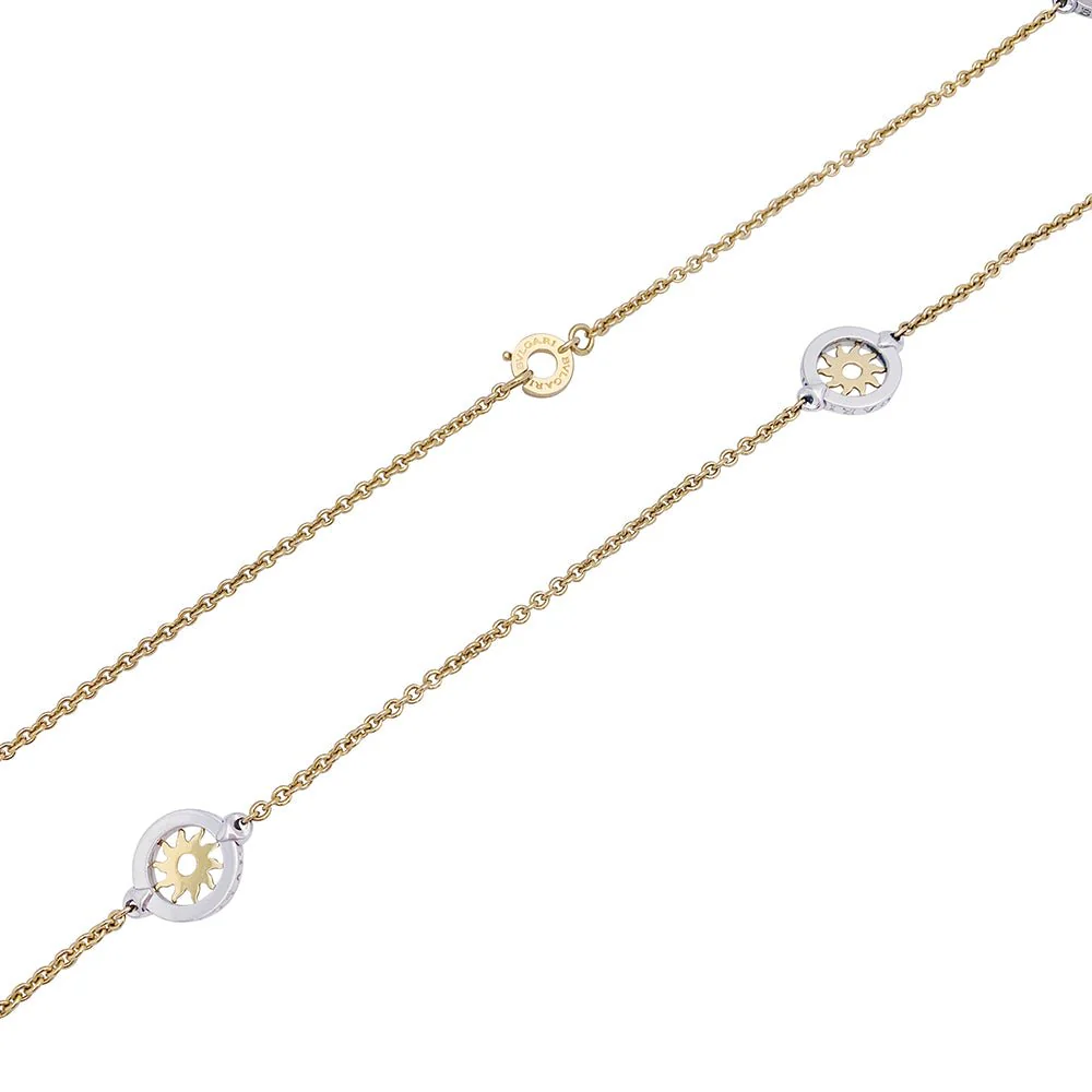 Collier Sautoir BULAGRI "Tondo Sun" en or jaune et acier - Image 3
