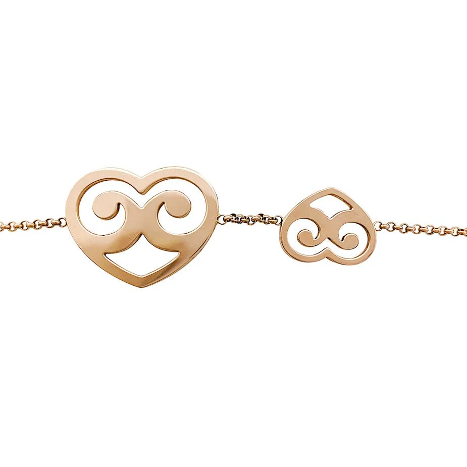 Sautoir CHOPARD, "Coeur Happy Diamonds", or rose - Image 5