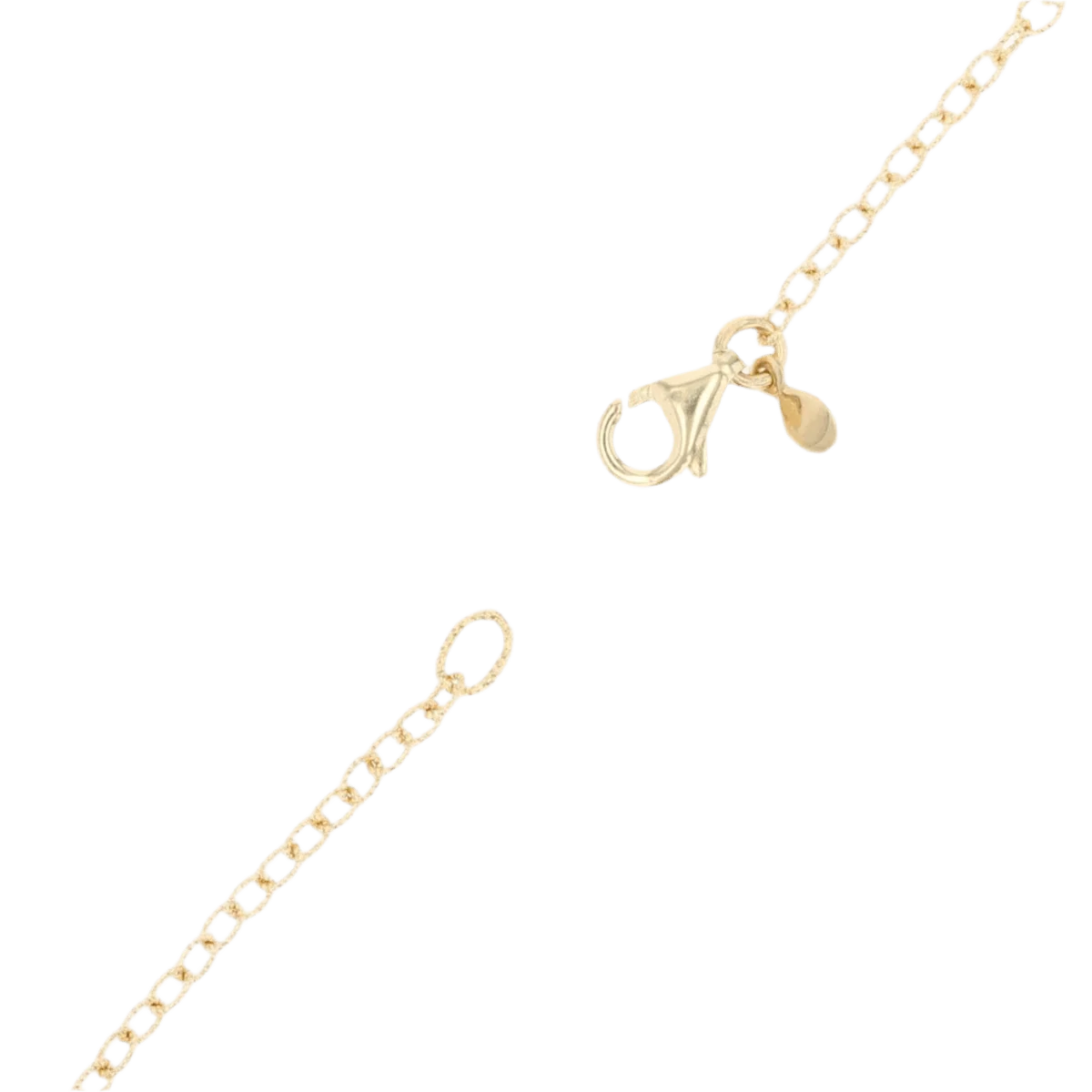 Collier Sautoir en or jaune, or blanc et diamants - Image 5