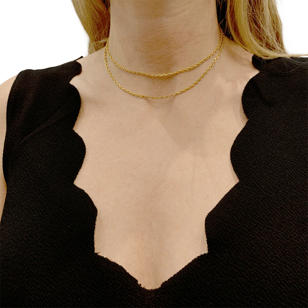 Collier Sautoir en or jaune - Image 2