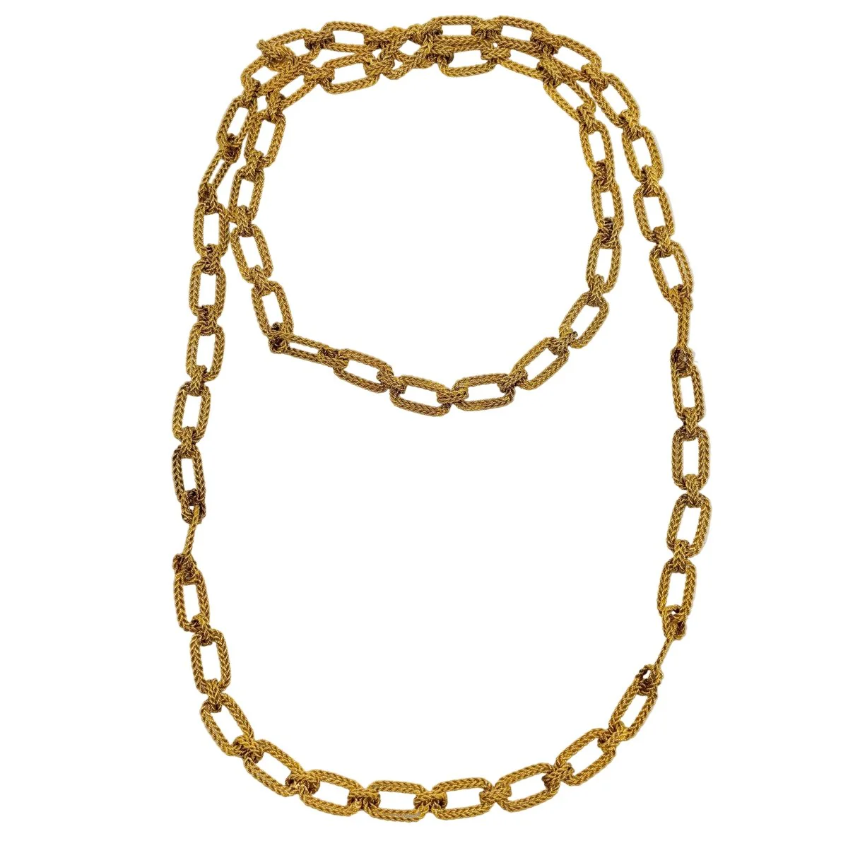 Collier Sautoir en or jaune