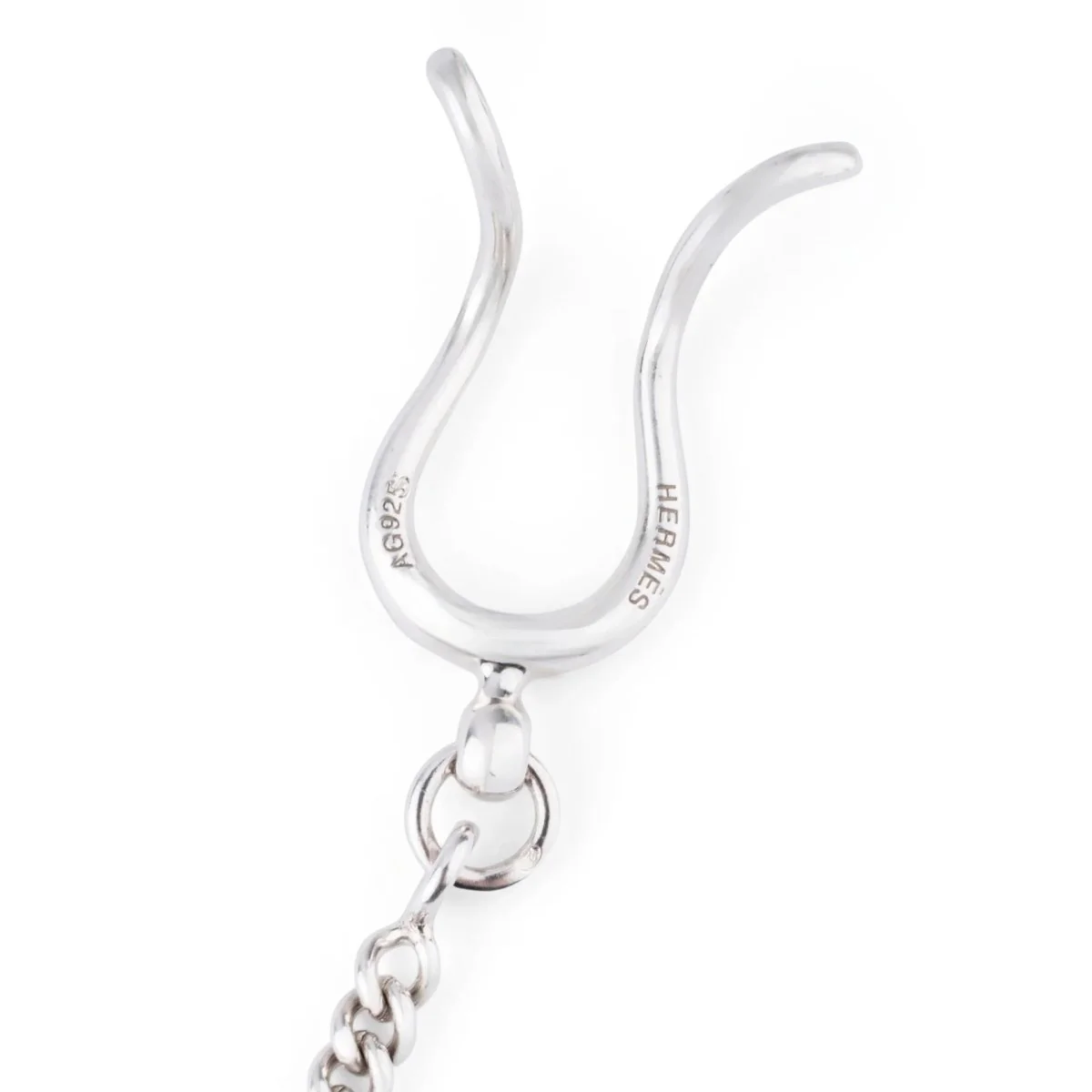 Collier Sautoir HERMÈS "Arabesque" en argent - Image 6