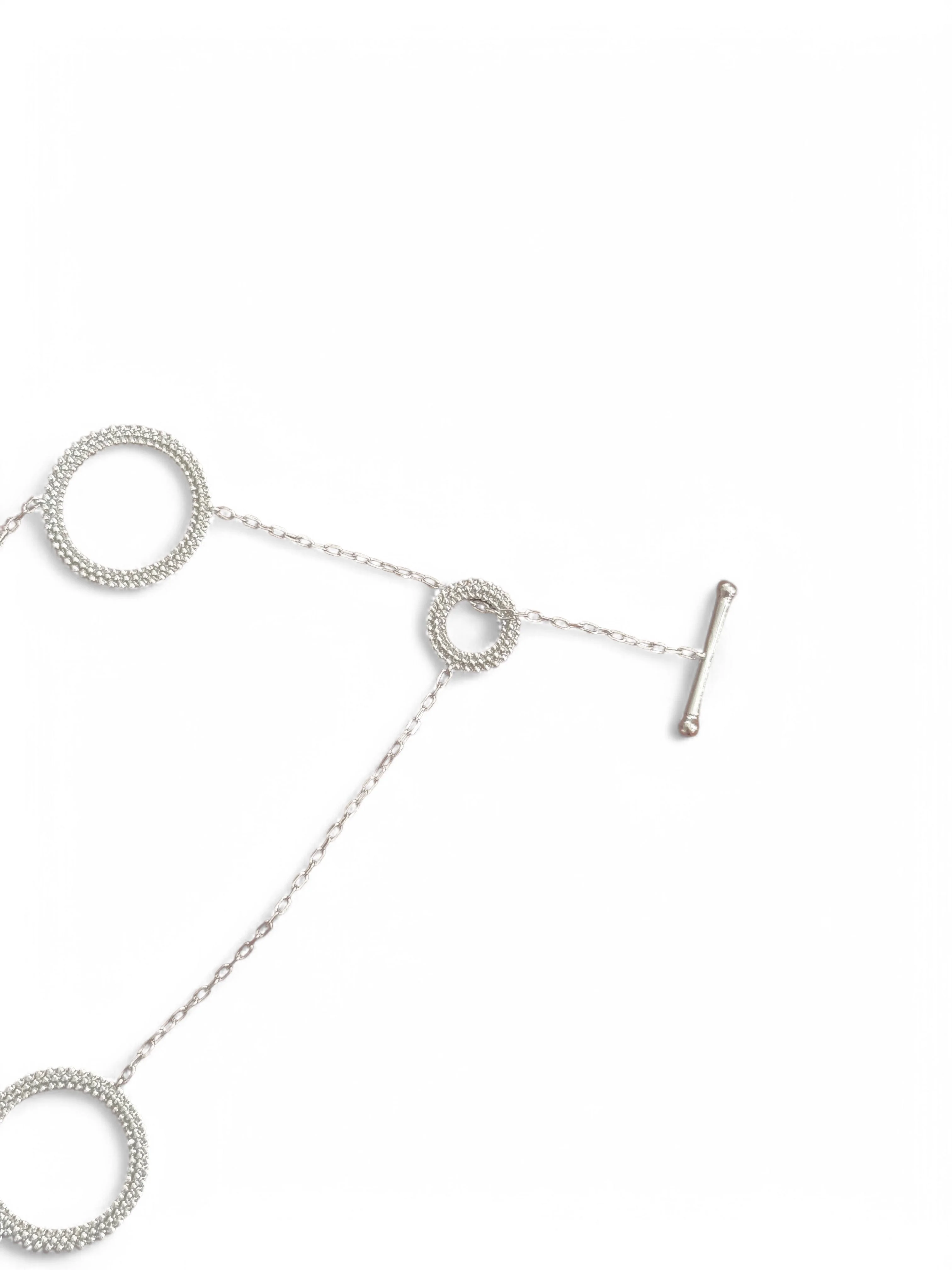 Collier MAUBOUSSIN Le premier jour maille forçat en or gris - Image 3