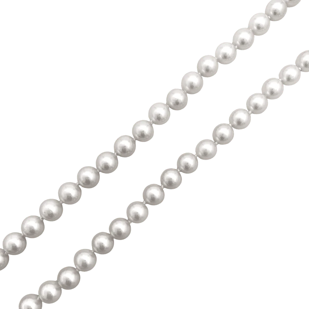 Collier Sautoir en or jaune et perles - Image 5