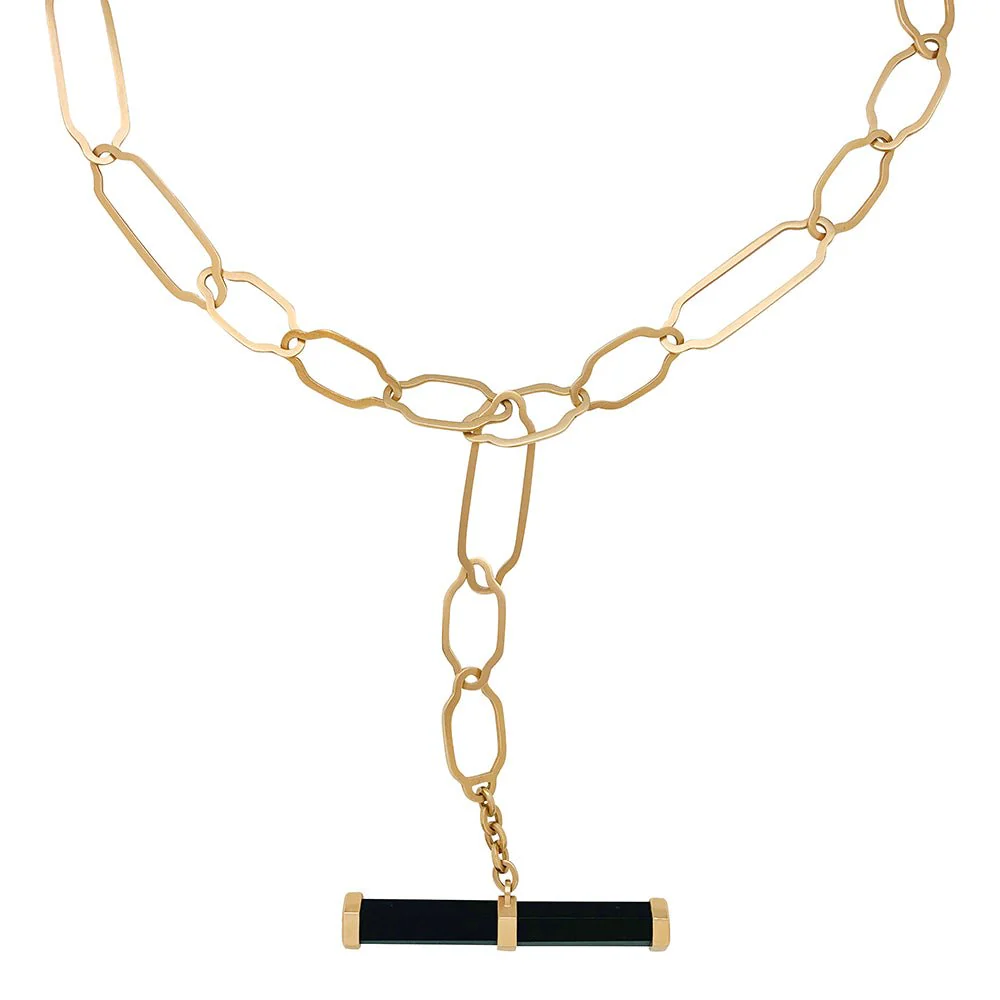 Collier Sautoir POMELLATO "Victoria" en or rose et jais - Image 3