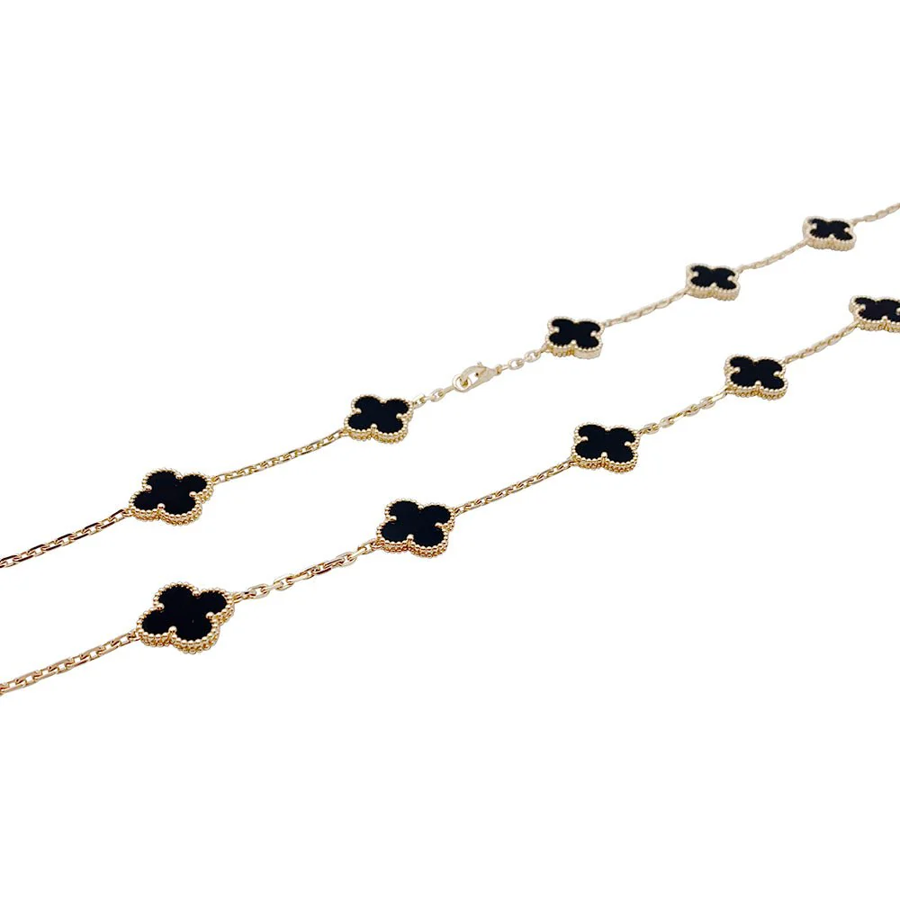 Sautoir Van Cleef & Arpels, "Vintage Alhambra", or jaune, onyx - Image 3