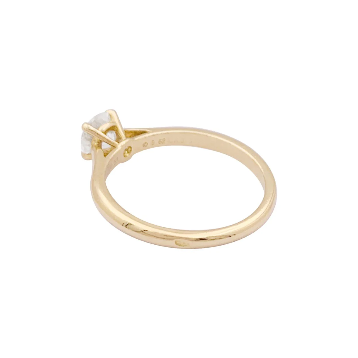 Bague Solitaire Cartier,"1895", or jaune, diamant. - Image 4