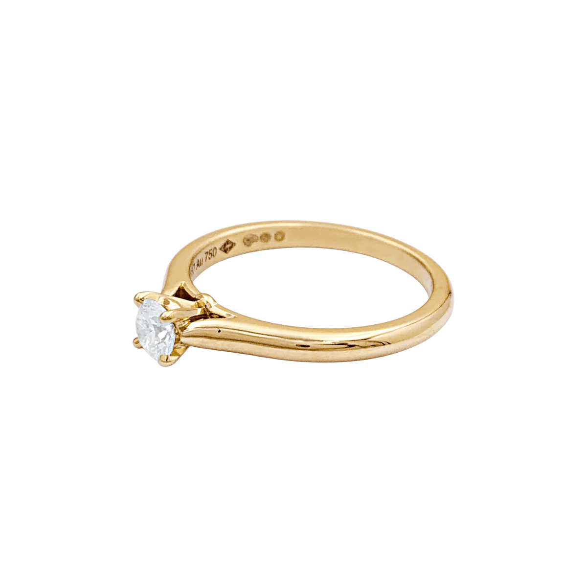 Bague CARTIER "1895" en or jaune et diamant - Image 3