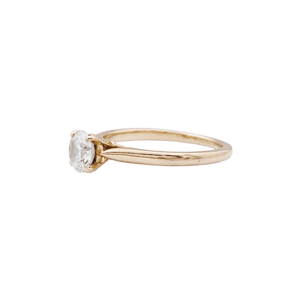 Bague Solitaire CARTIER "1895" en or jaune et diamant - Image 3