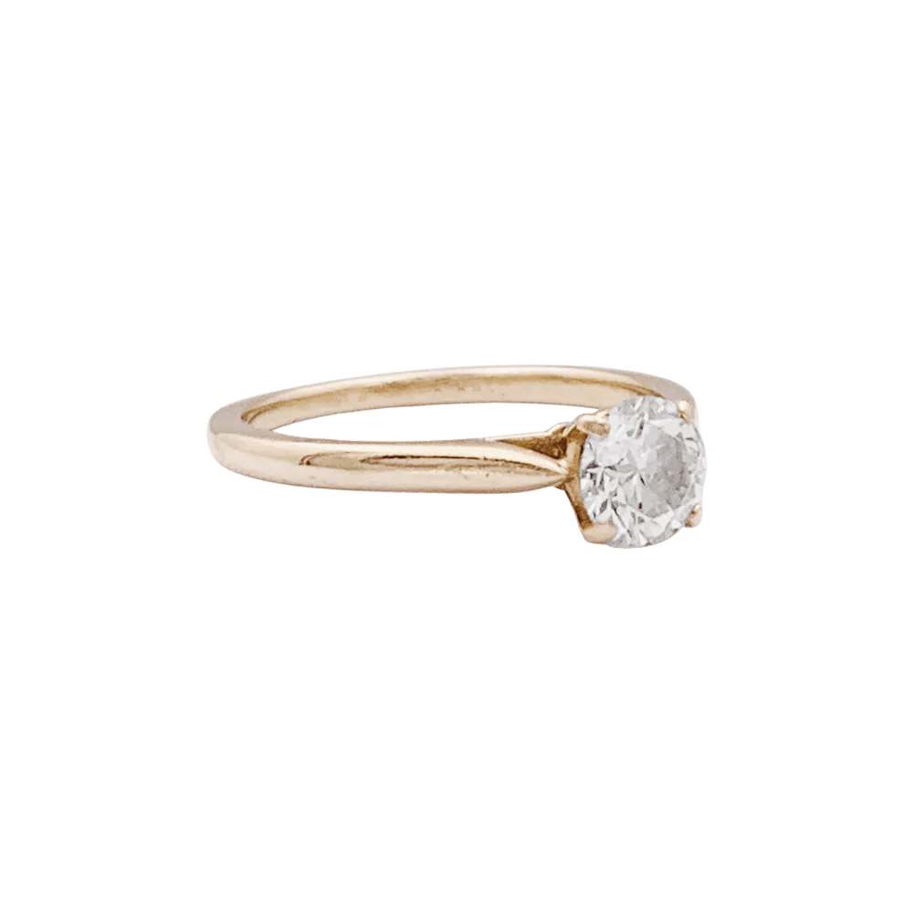 Bague Solitaire CARTIER "1895" en or jaune et diamant - Image 6