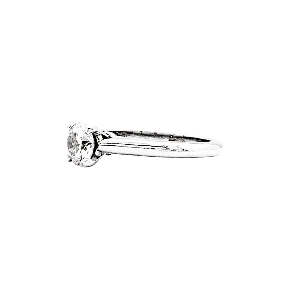 Bague Solitaire CARTIER "1895" en platine et diamant - Image 3