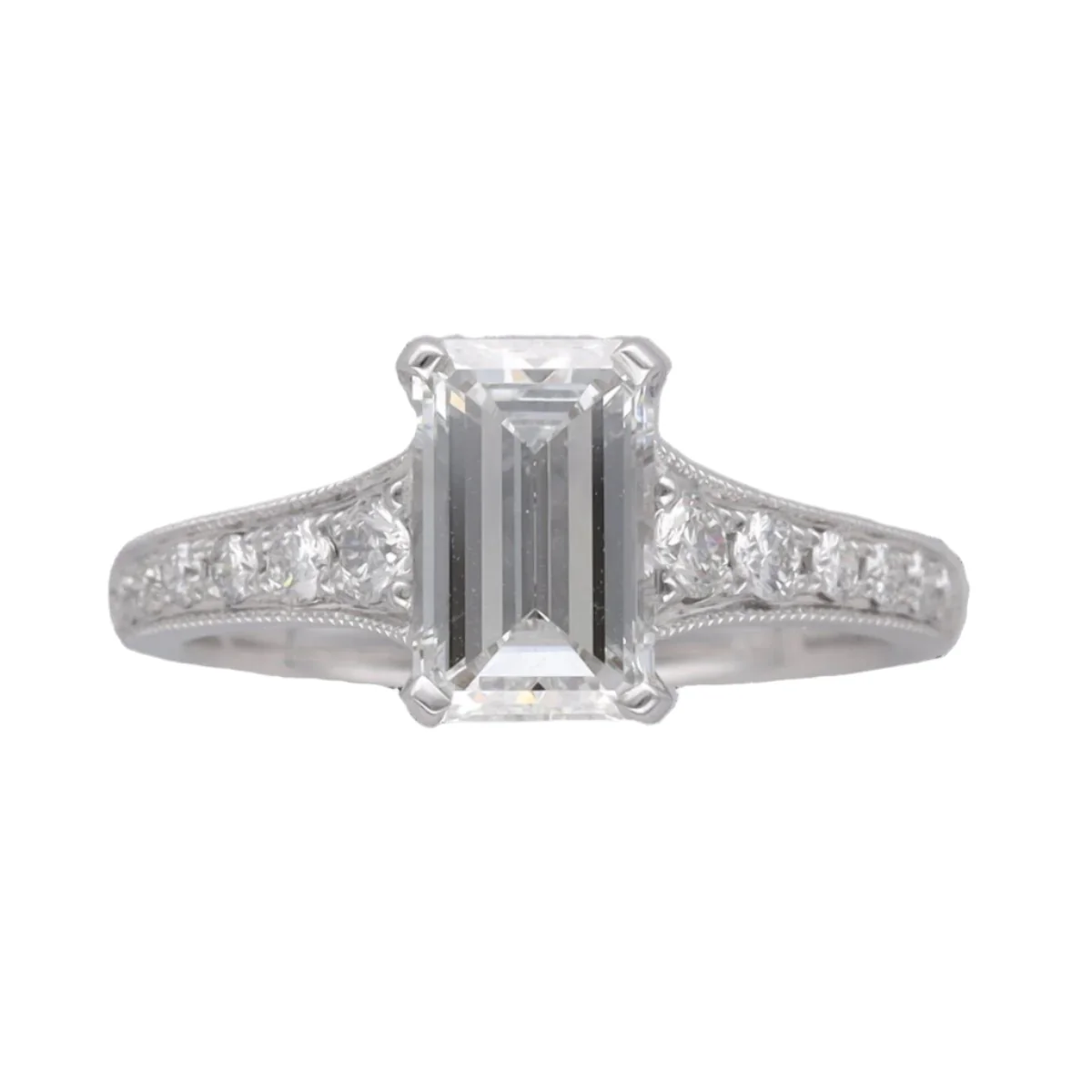 Bague Solitaire en or blanc et diamant