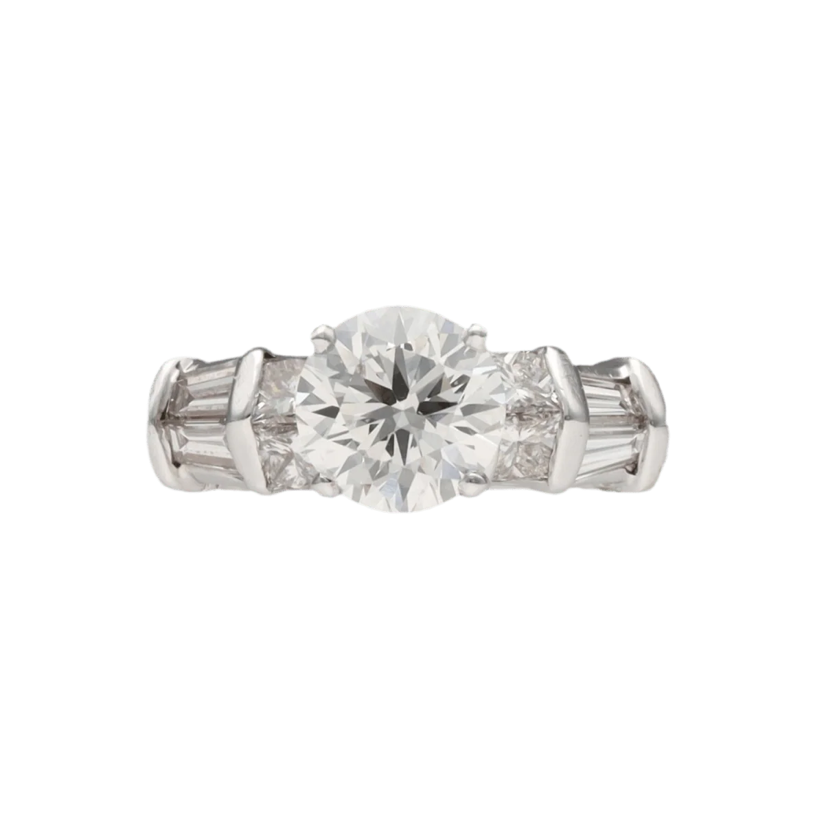Bague Solitaire en or gris et diamant