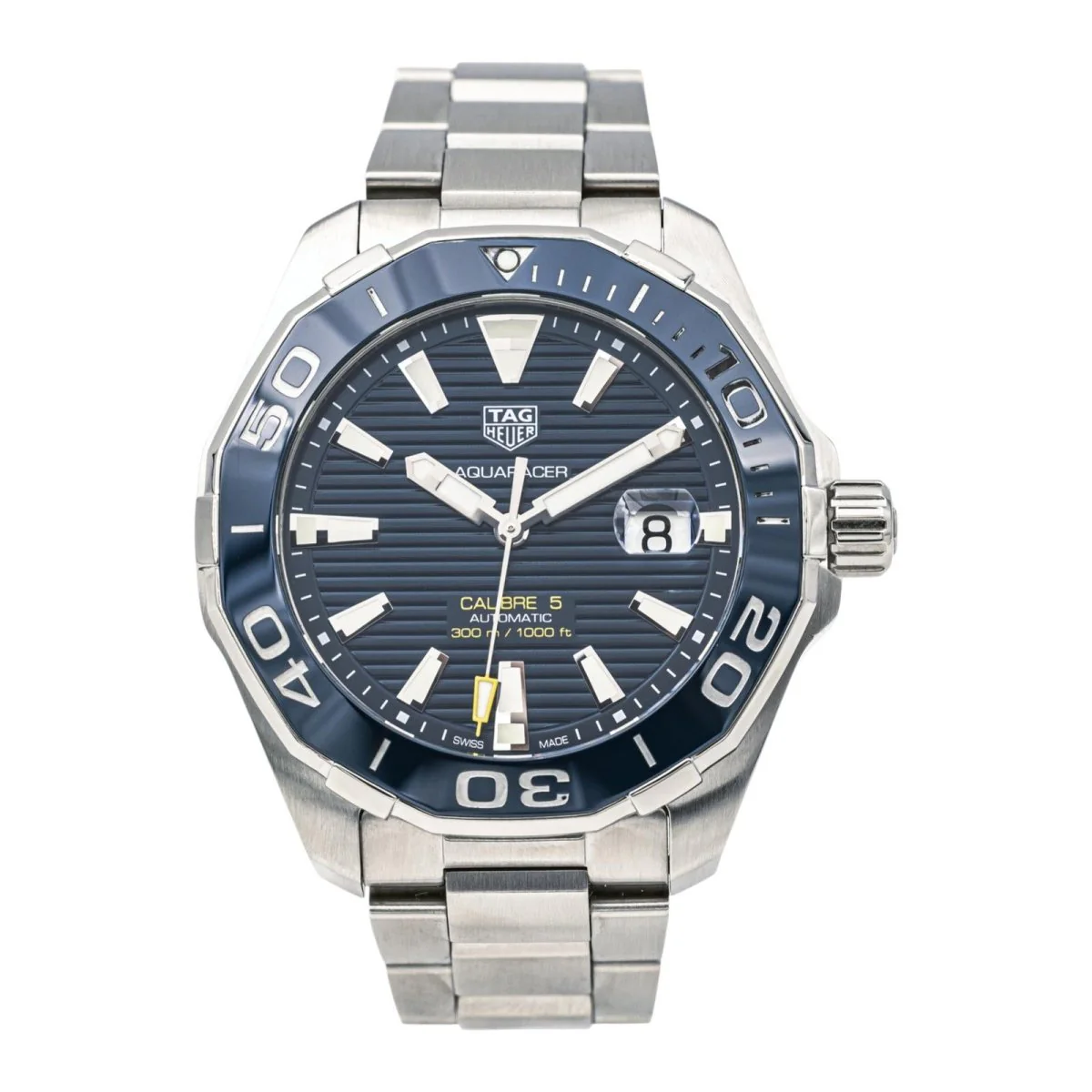 Montre TAG HEUER "Aquaracer" en acier et mécanique