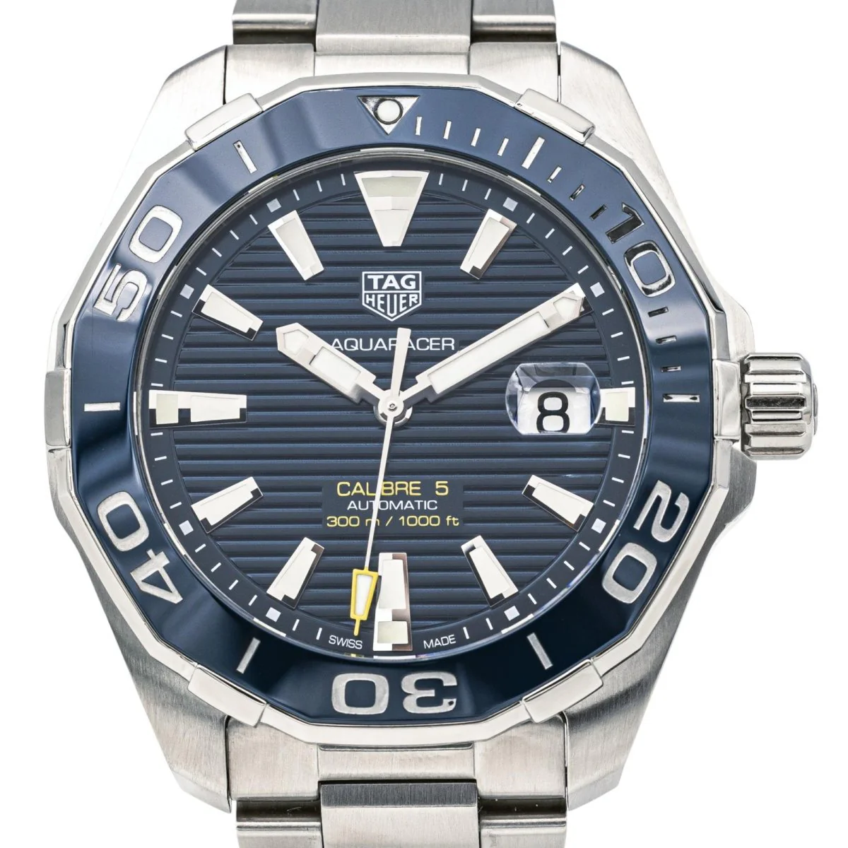 Montre TAG HEUER "Aquaracer" en acier et mécanique - Image 3
