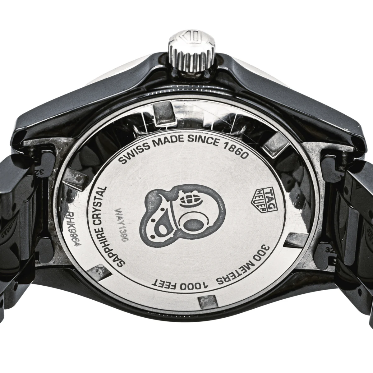 Montre TAG HEUER "Aquaracer" en céramique, quartz et saphir - Image 6