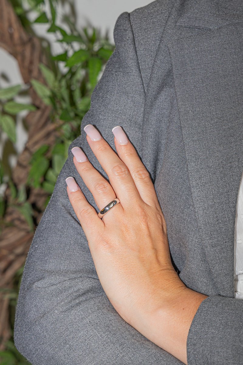 Bague Alliance TIFFANY & CO. "Forever" en platine - Image 2