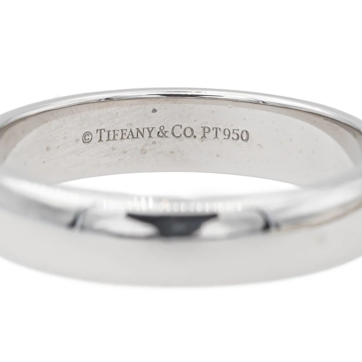 Bague Alliance TIFFANY & CO. "Forever" en platine - Image 3