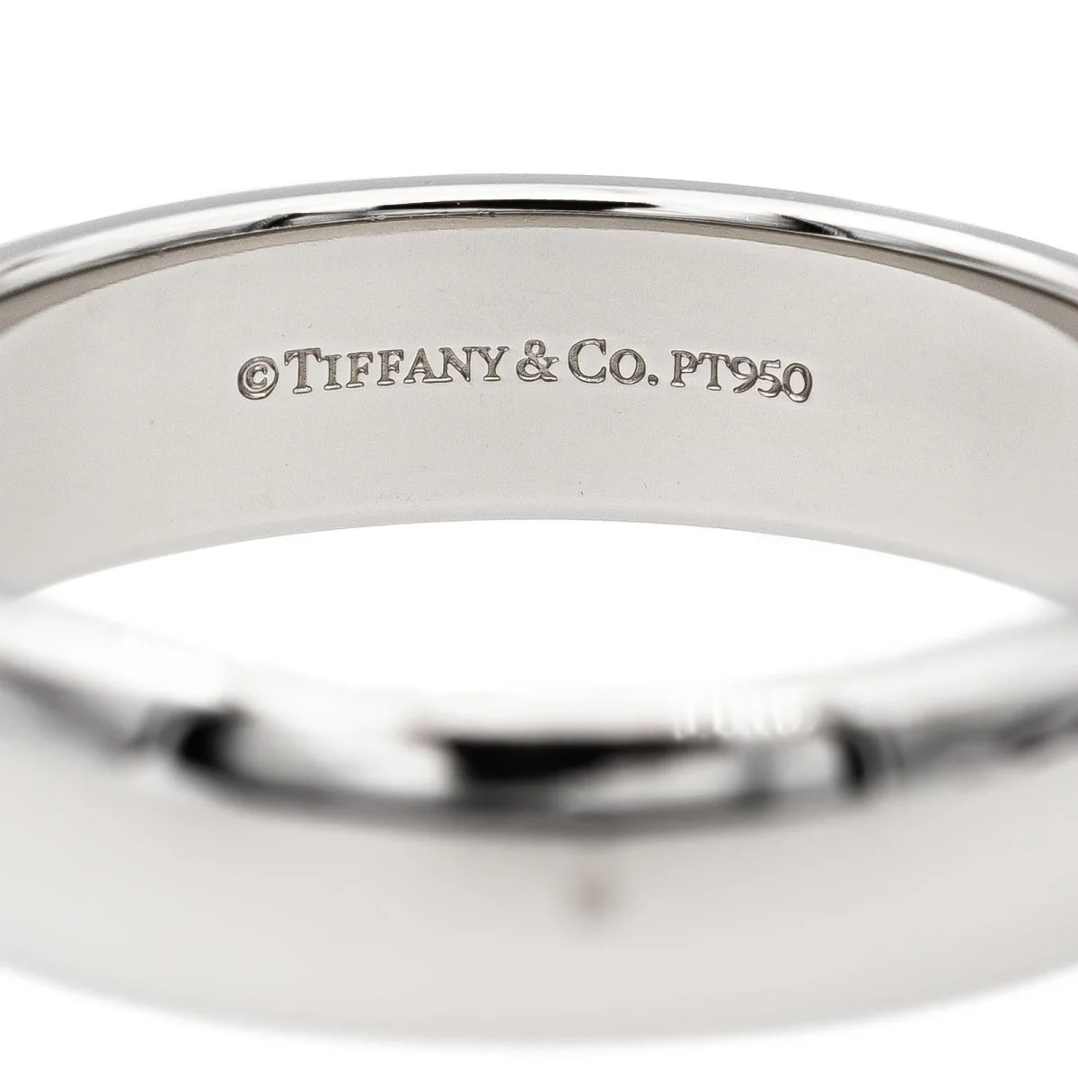 Bague Alliance TIFFANY & CO "Forever" en platine - Image 4