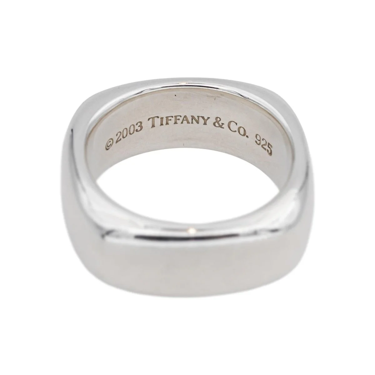 Bague carrée TIFFANY & CO. en argent - Image 7