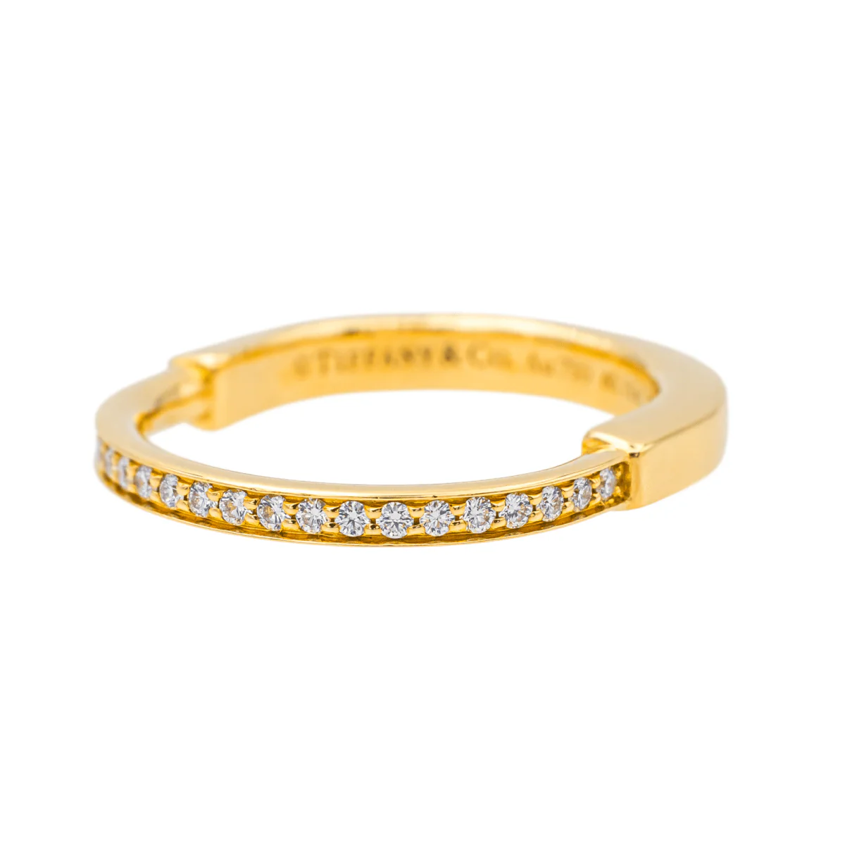 Bague Tiffany & Co Lock en or jaune et diamant - Image 5