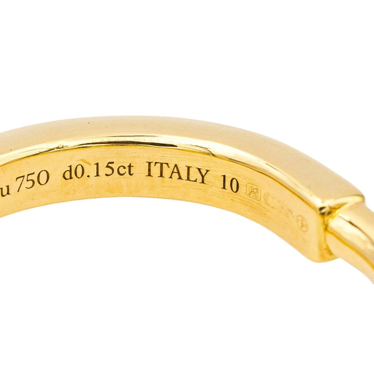 Bague Tiffany & Co Lock en or jaune et diamant - Image 7