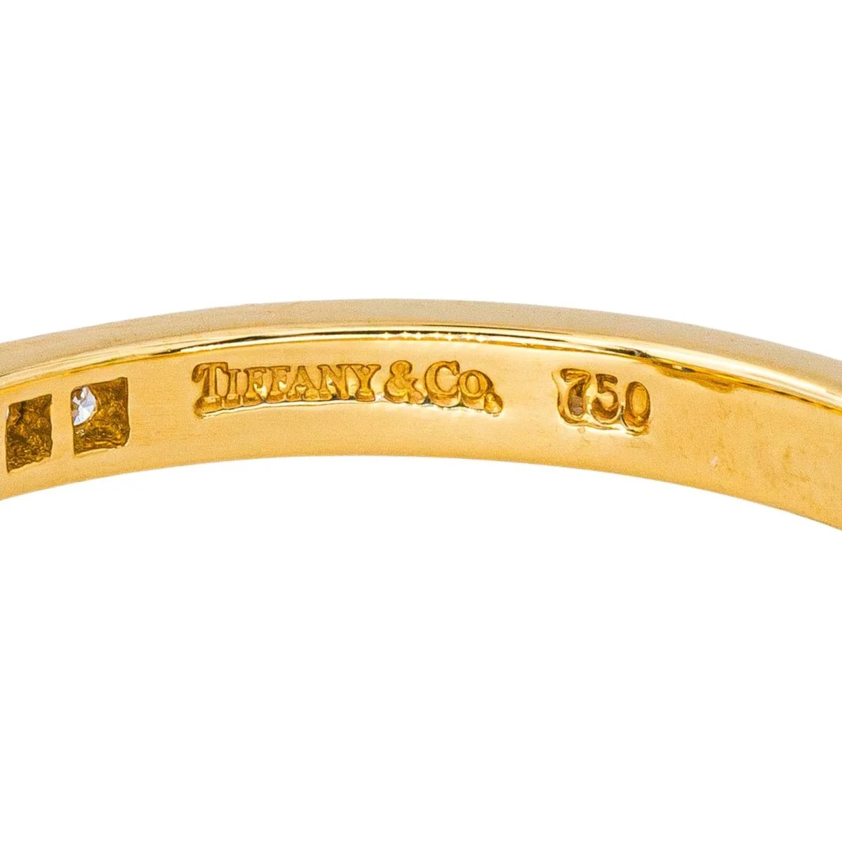 Bague Marguerite TIFFANY & CO. en or jaune, saphir et diamants - Image 7