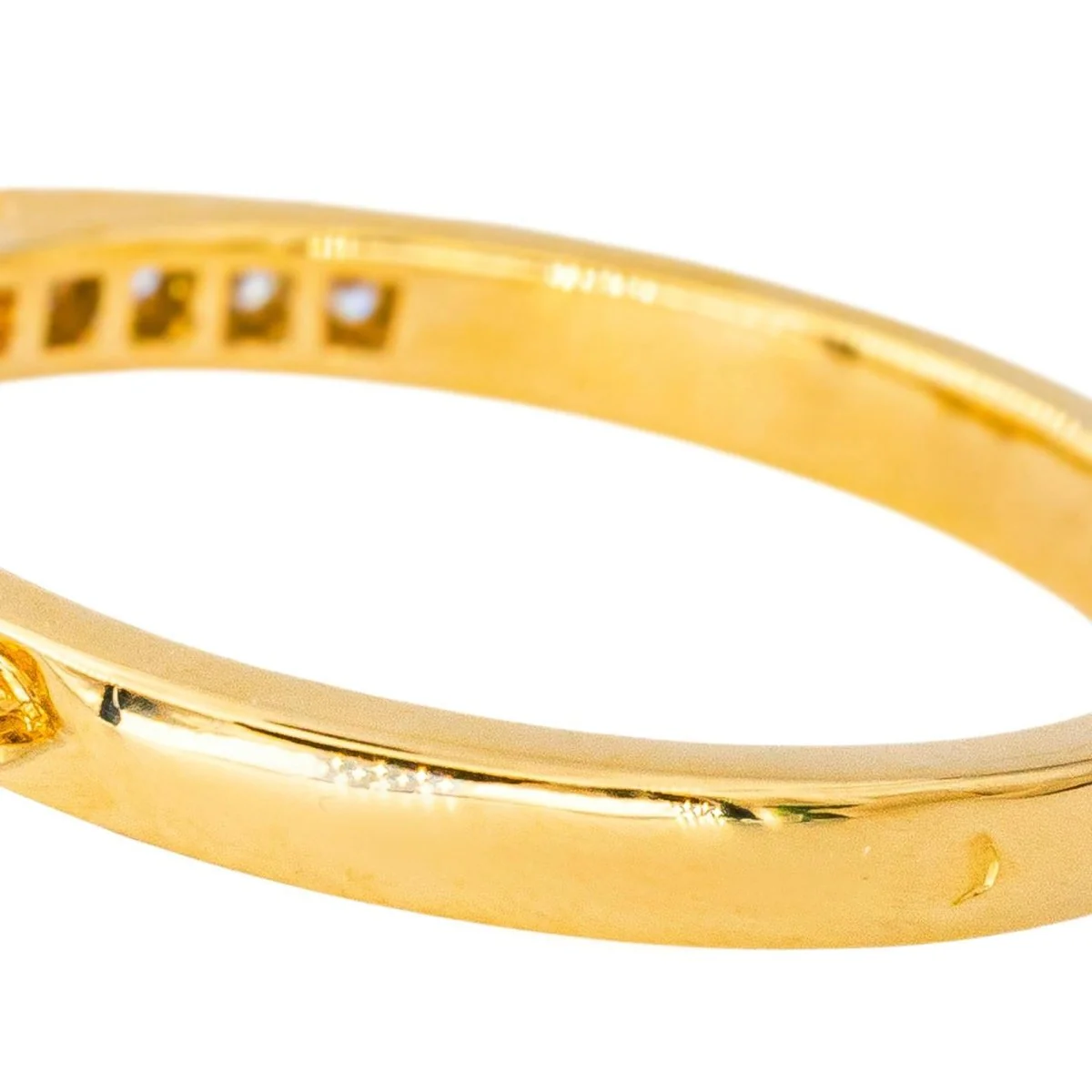 Bague Marguerite TIFFANY & CO. en or jaune, saphir et diamants - Image 8