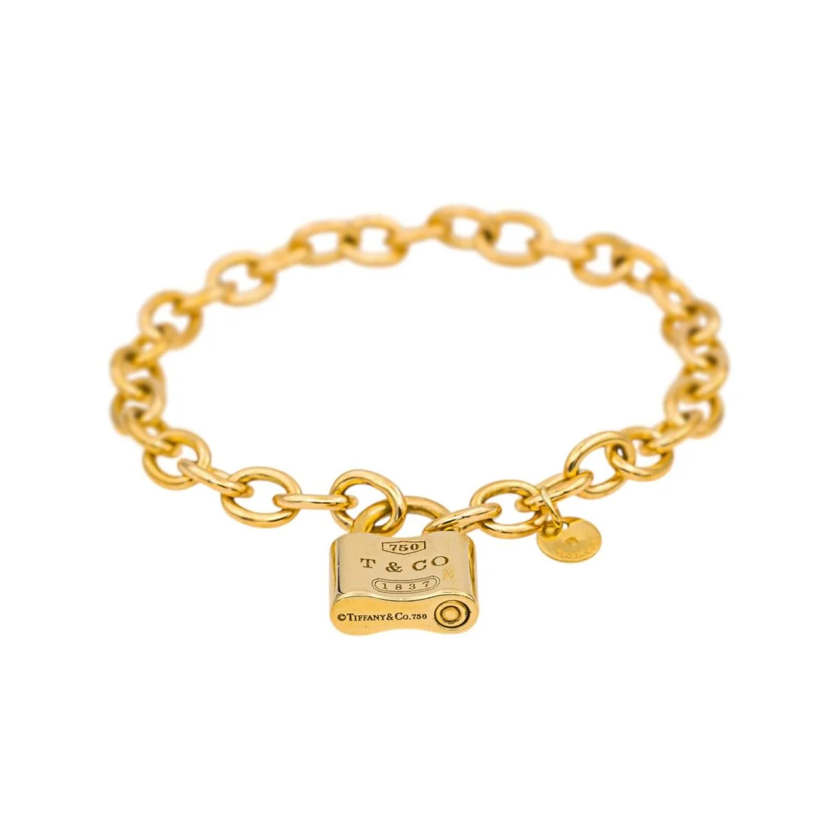Bracelet Maille TIFFANY & CO "1837" en or jaune