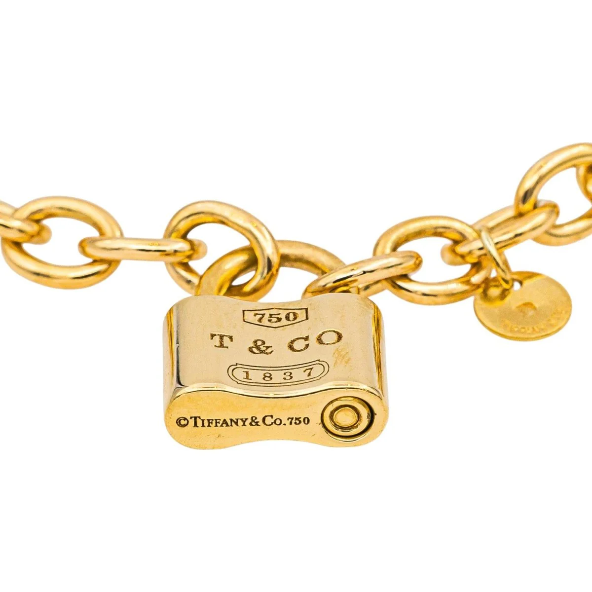 Bracelet Maille TIFFANY & CO "1837" en or jaune - Image 6