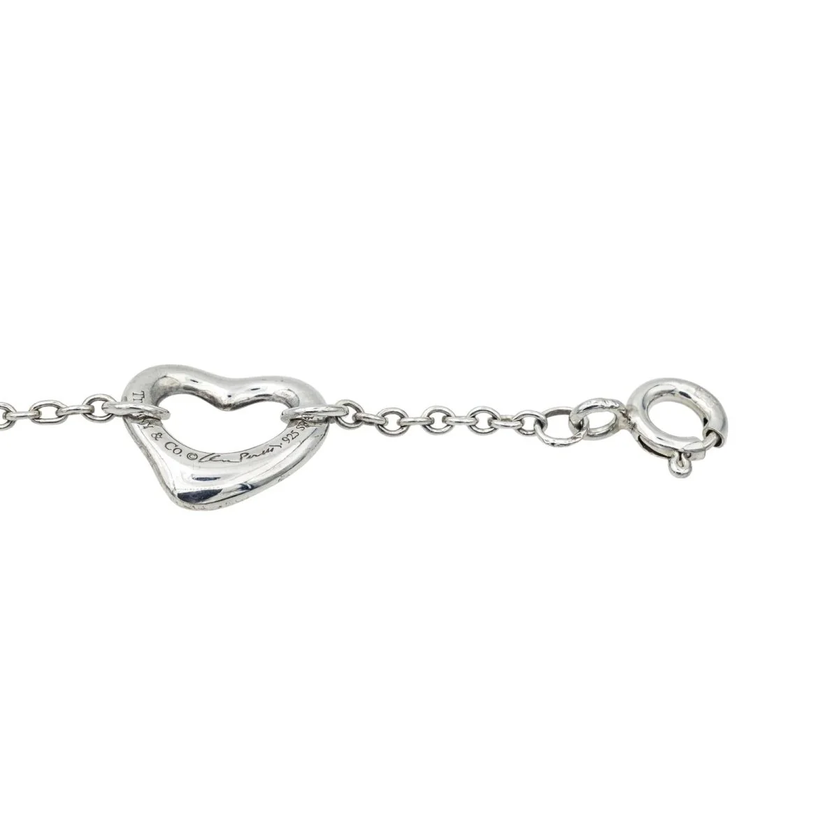 Bracelet Souple TIFFANY & CO "Coeur Open heart" en argent - Image 5