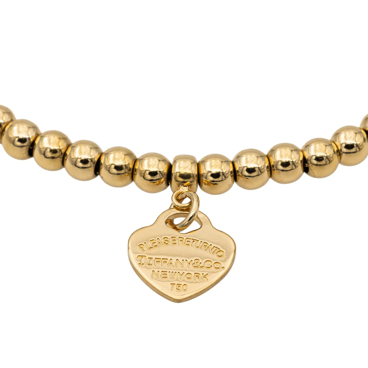Bracelet TIFFANY & CO Coeur en or jaune - Image 6
