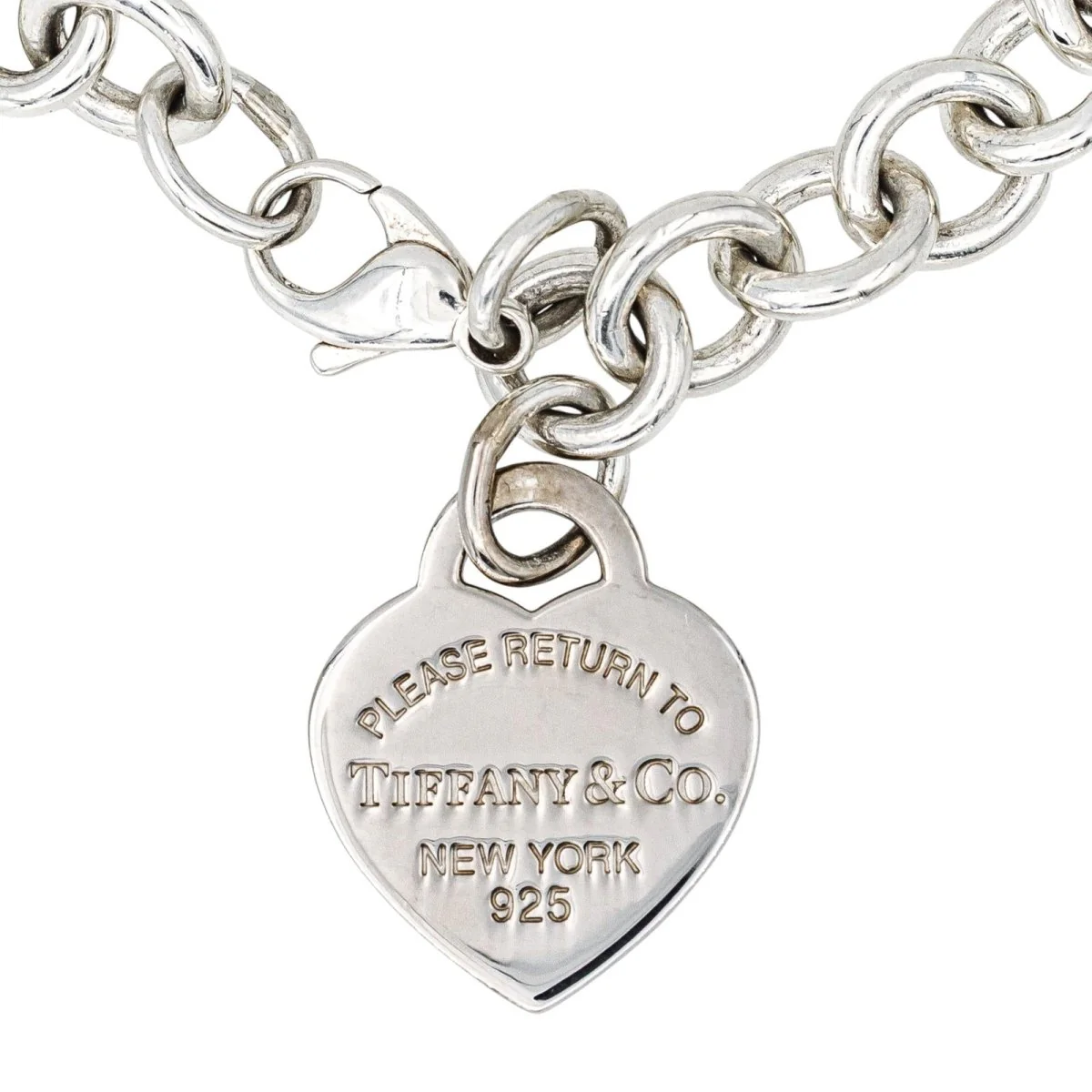 Bracelet Maille TIFFANY & CO "Please Return" en argent - Image 3