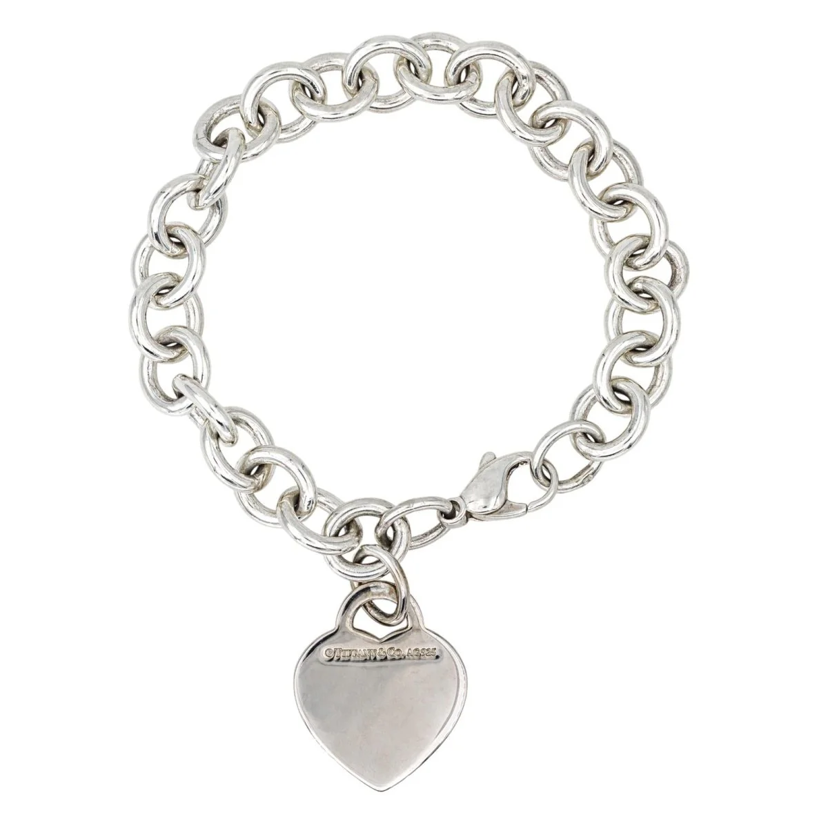 Bracelet Maille TIFFANY & CO "Please Return" en argent - Image 4