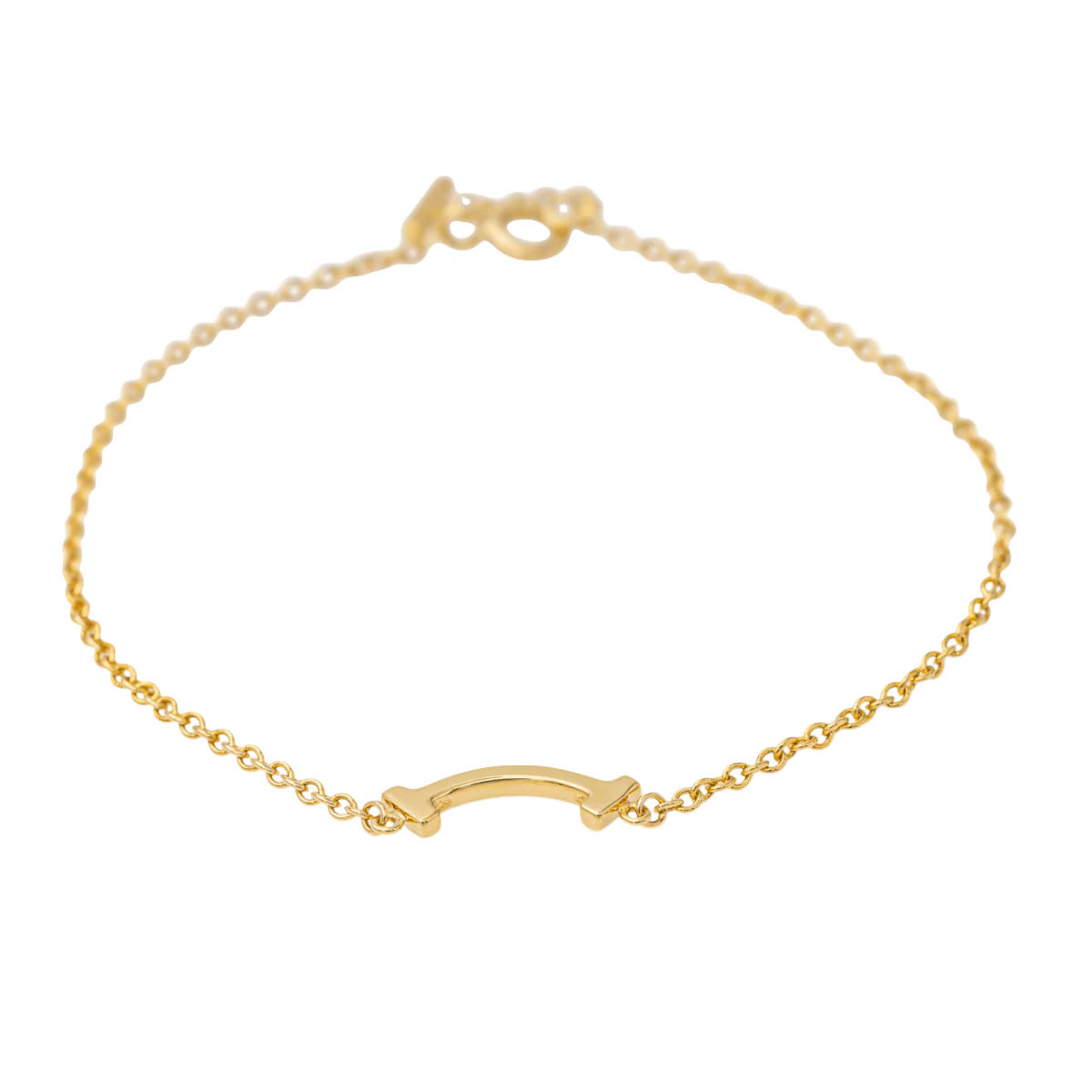Bracelet TIFFANY & CO. "Smile" en or jaune et diamant - Image 3