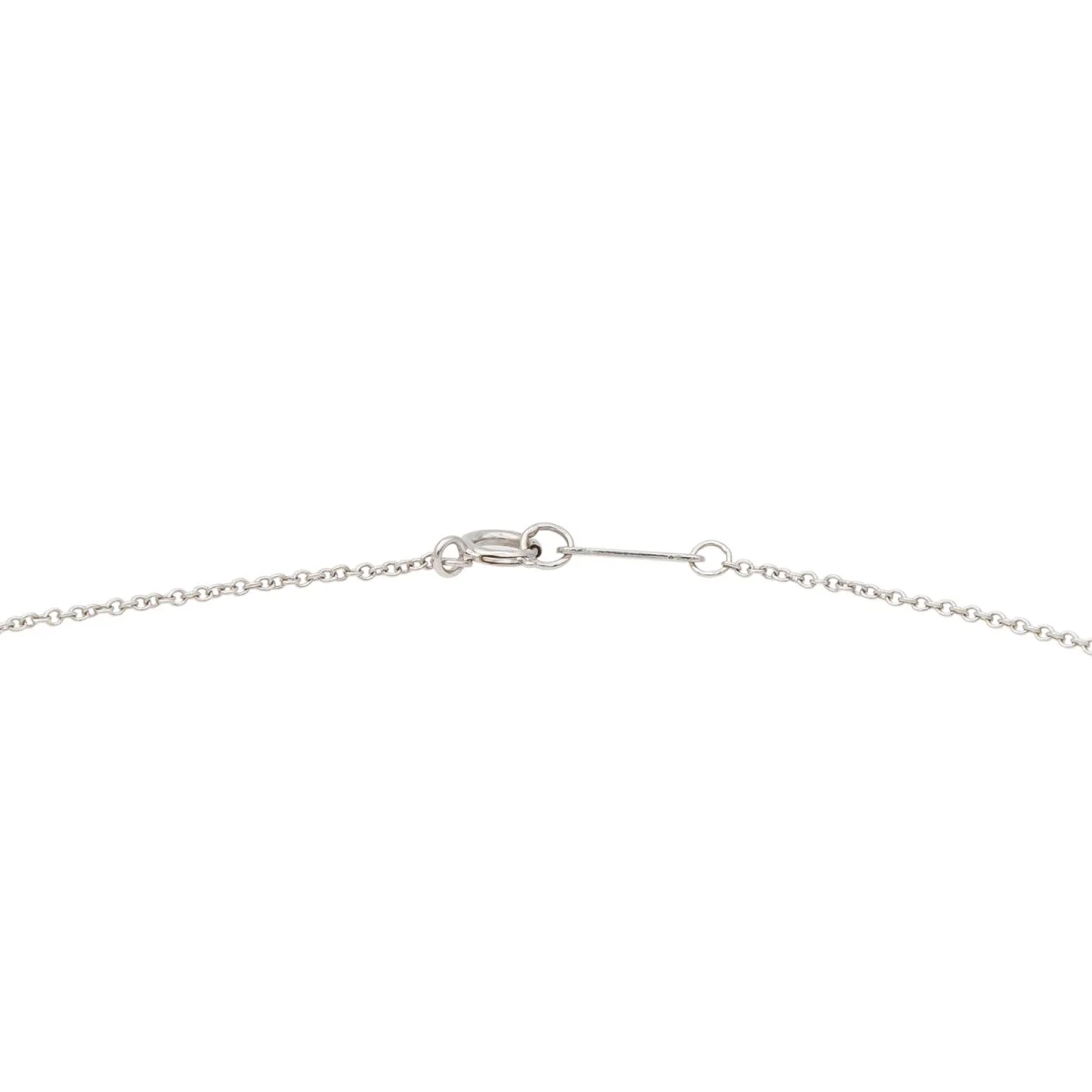 Collier TIFFANY & CO. "Métro" en or blanc et diamant - Image 7