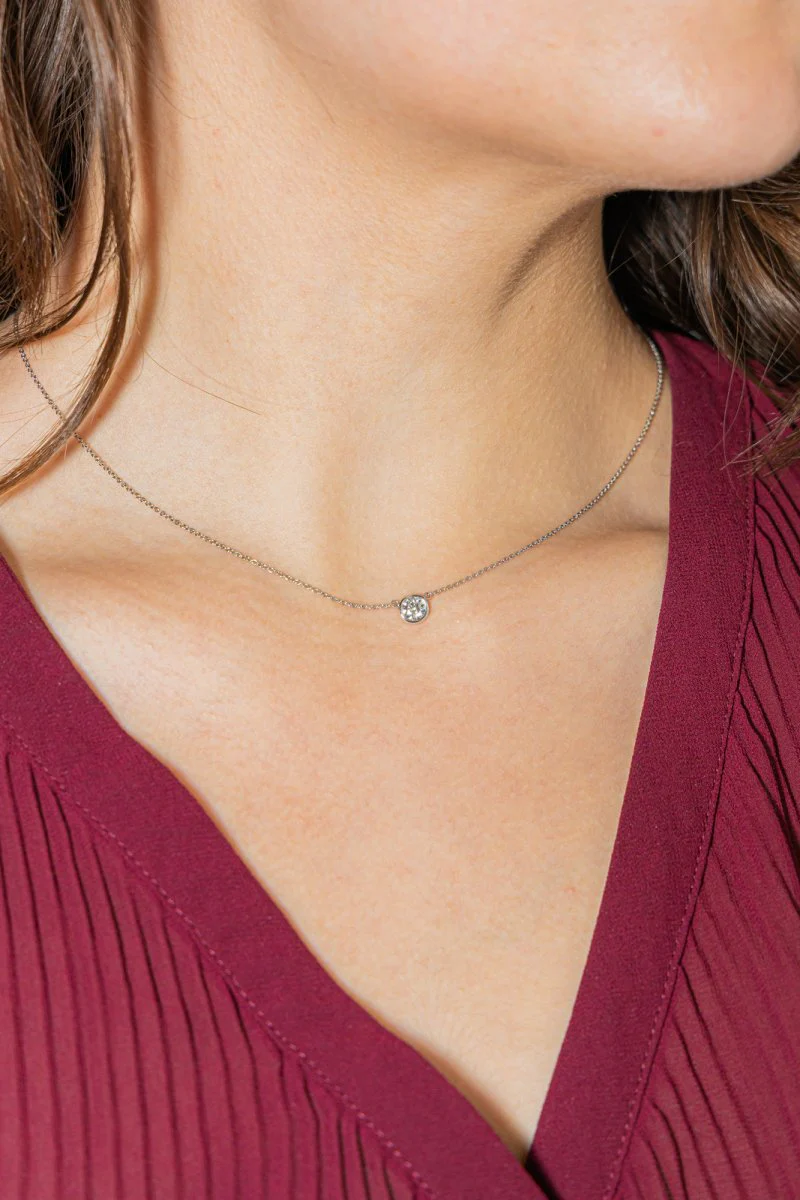 Collier TIFFANY & CO en platine et diamants - Image 2