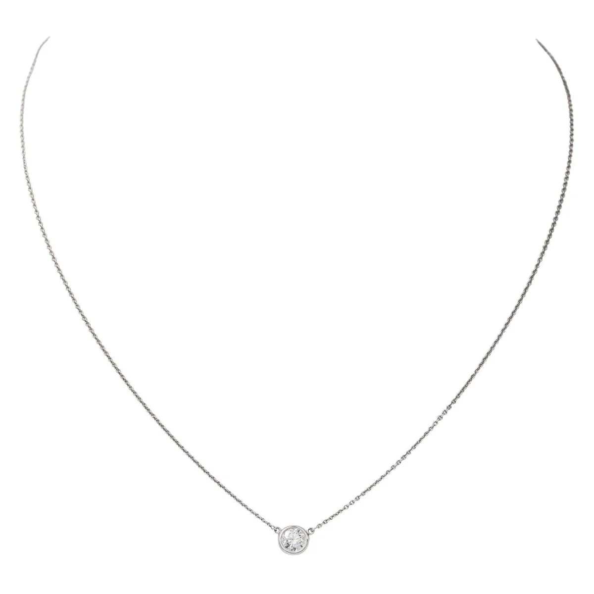 Collier TIFFANY & CO en platine et diamants - Image 3