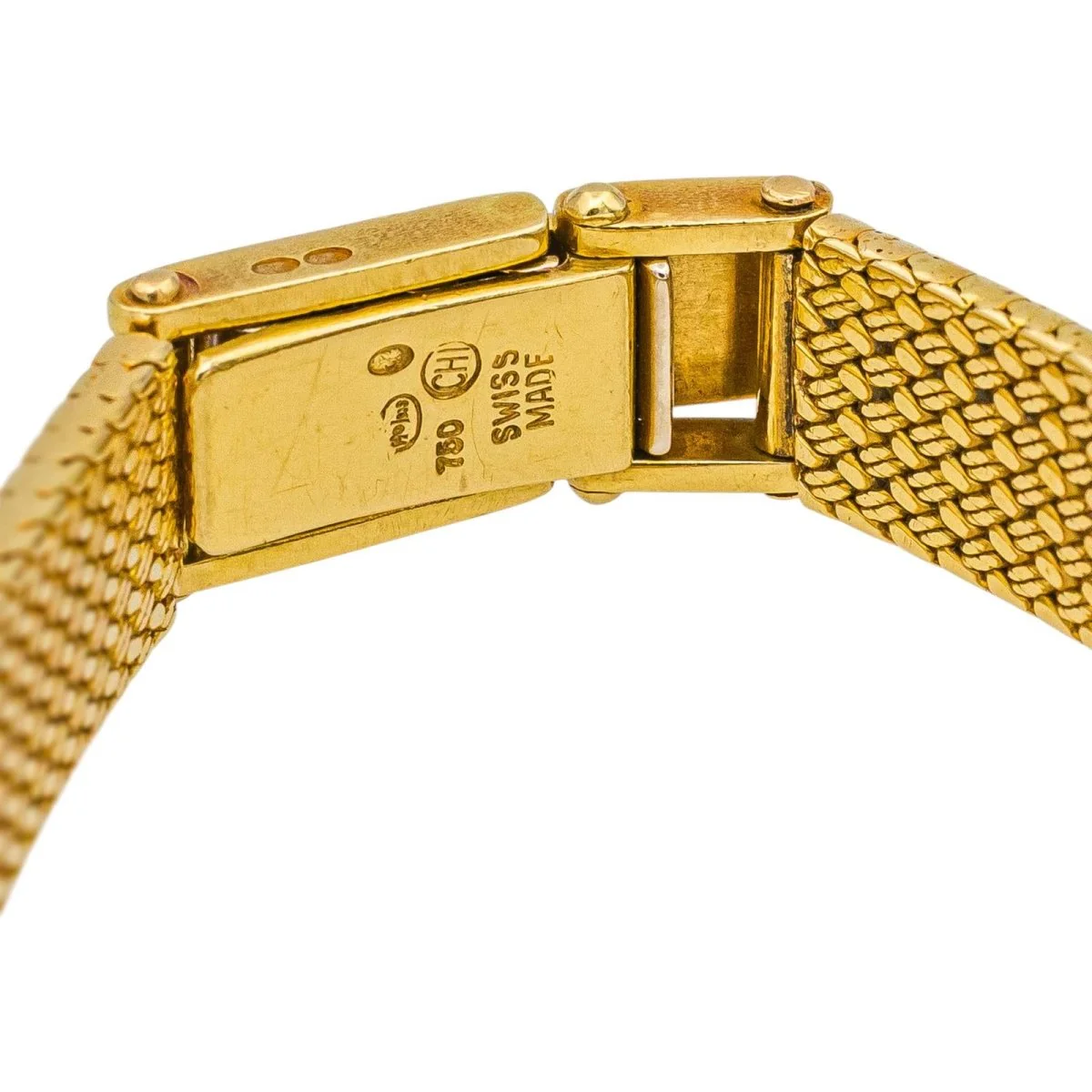 Montre TISSOT en or jaune et diamant - Image 7