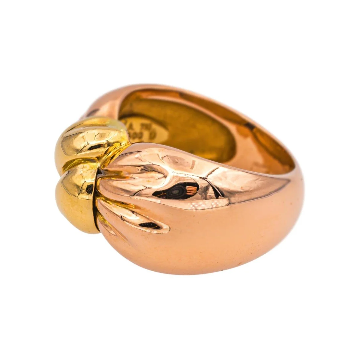 Bague Cocktail VAN CLEEF & ARPELS en or jaune et or rose - Image 4