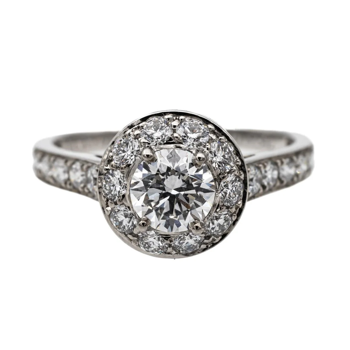 Bague VAN CLEEF & ARPELS en platine et diamants