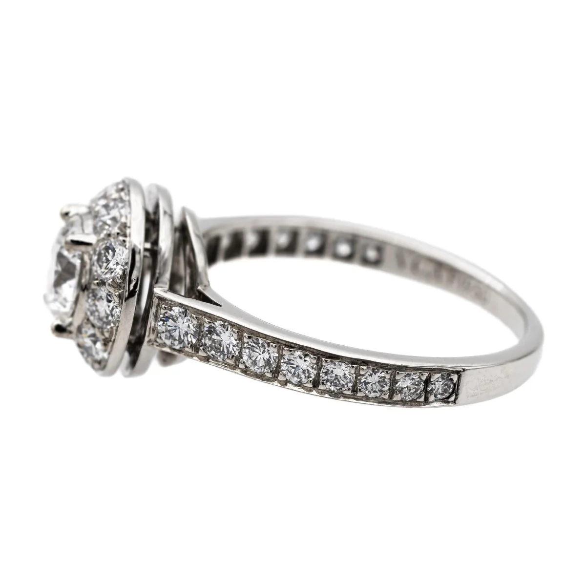 Bague VAN CLEEF & ARPELS en platine et diamants - Image 4