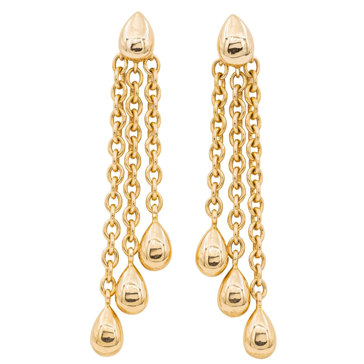Boucles d'oreilles VAN CLEEF & ARPELS en or jaune
