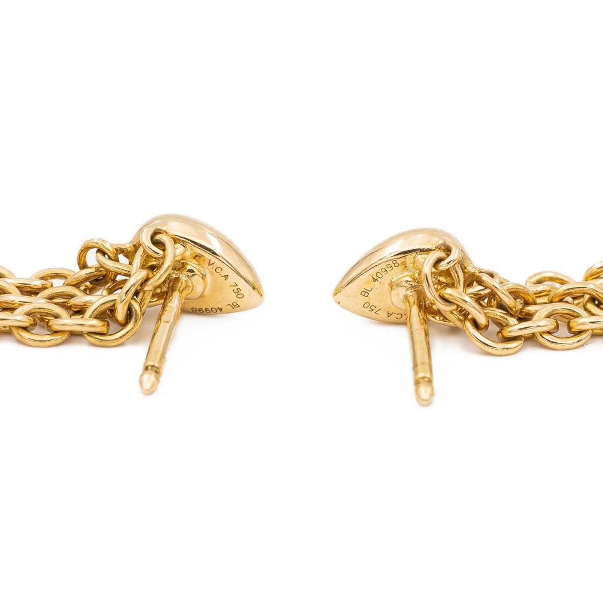 Boucles d'oreilles VAN CLEEF & ARPELS en or jaune - Image 4