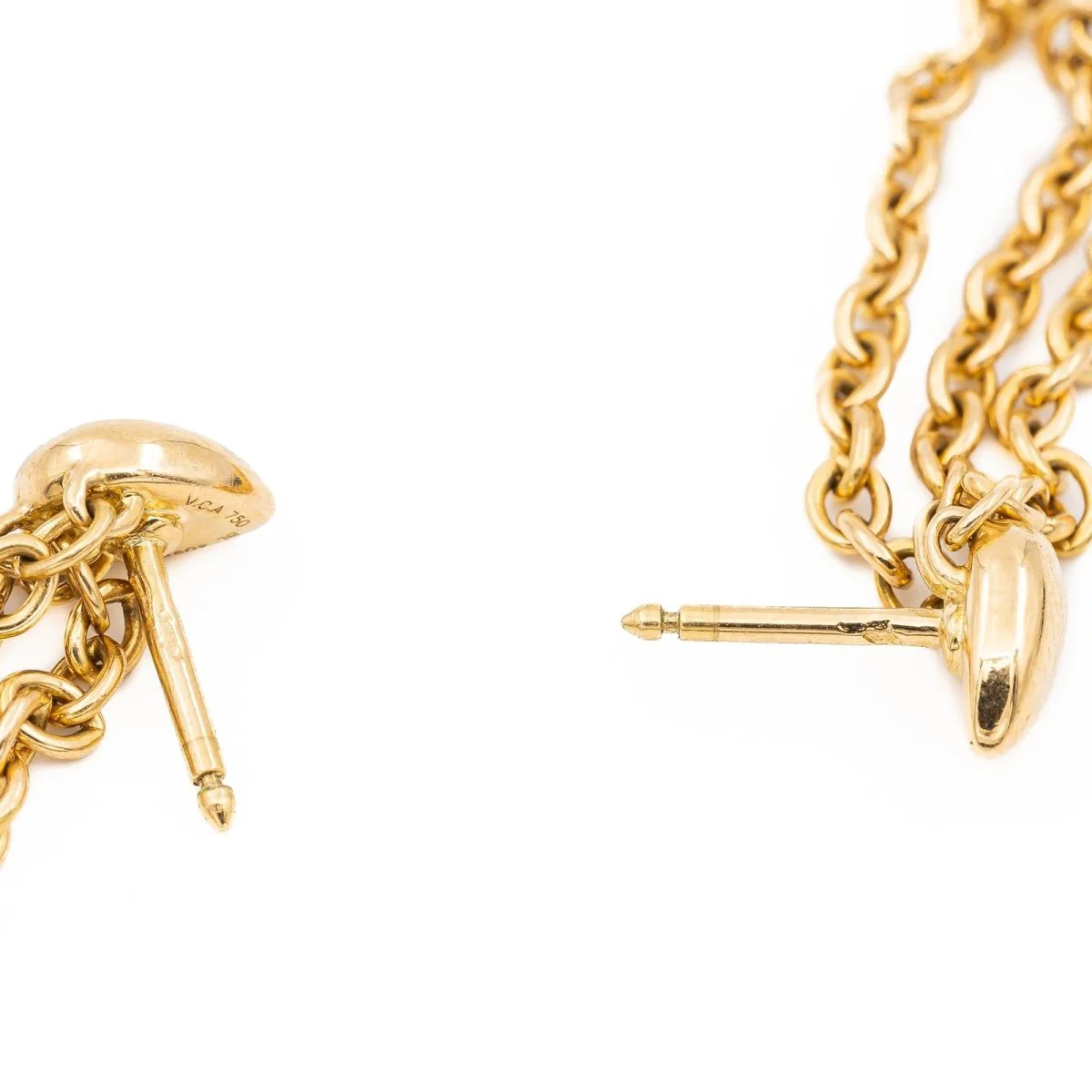 Boucles d'oreilles VAN CLEEF & ARPELS en or jaune - Image 7