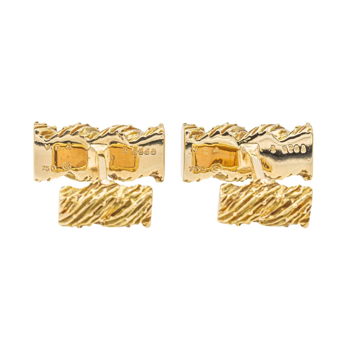 Boutons de manchette VAN CLEEF & ARPELS en or jaune - Image 3