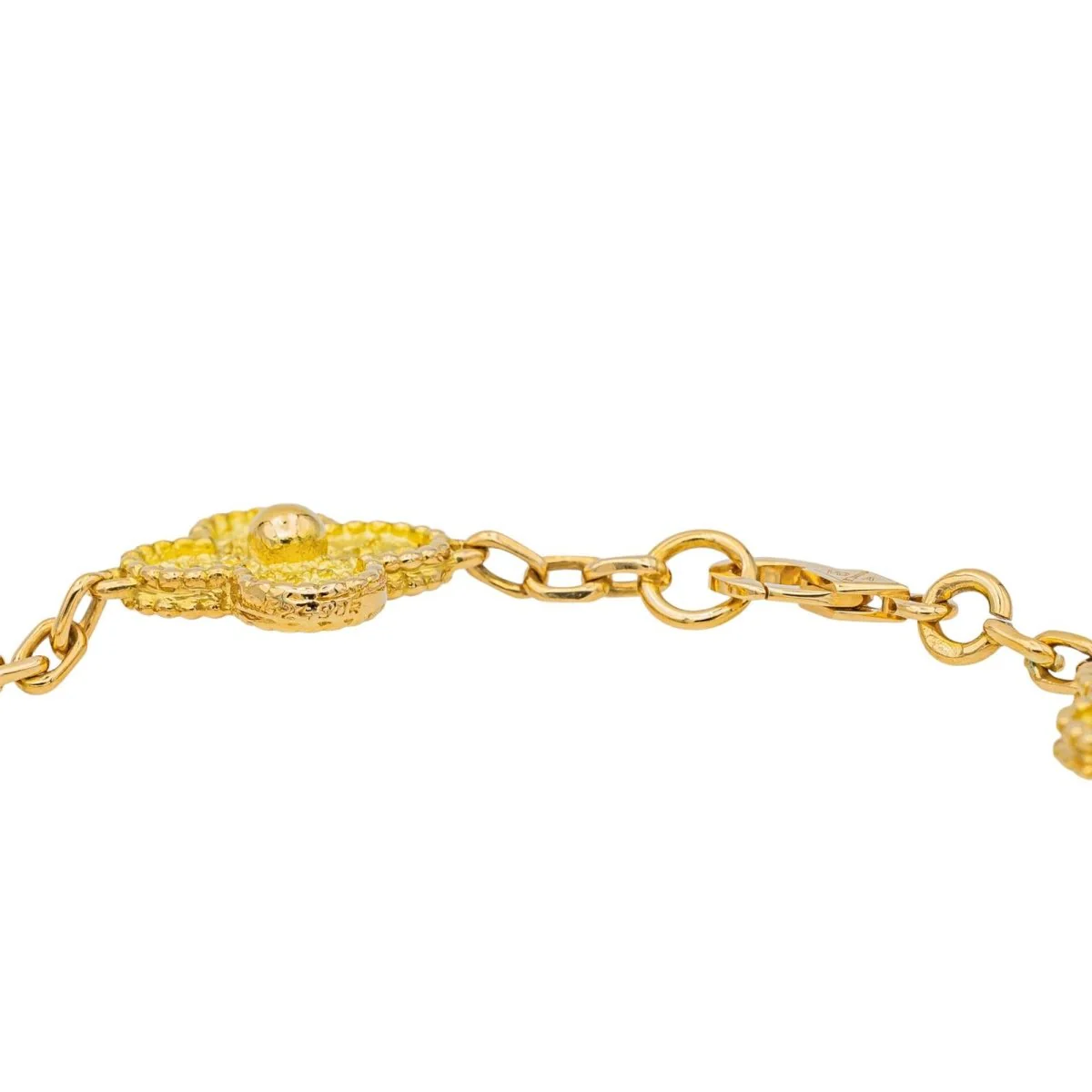 Bracelet Van Cleef & Arpels Bracelet Alhambra en or jaune - Image 10