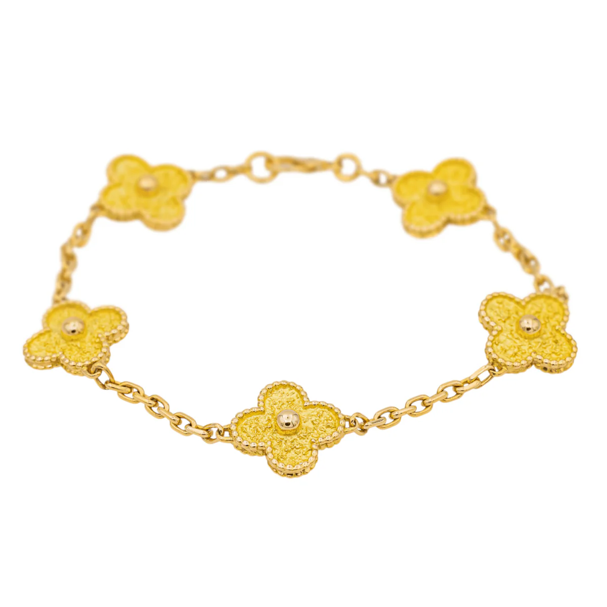 Bracelet Van Cleef & Arpels Bracelet Alhambra en or jaune - Image 4